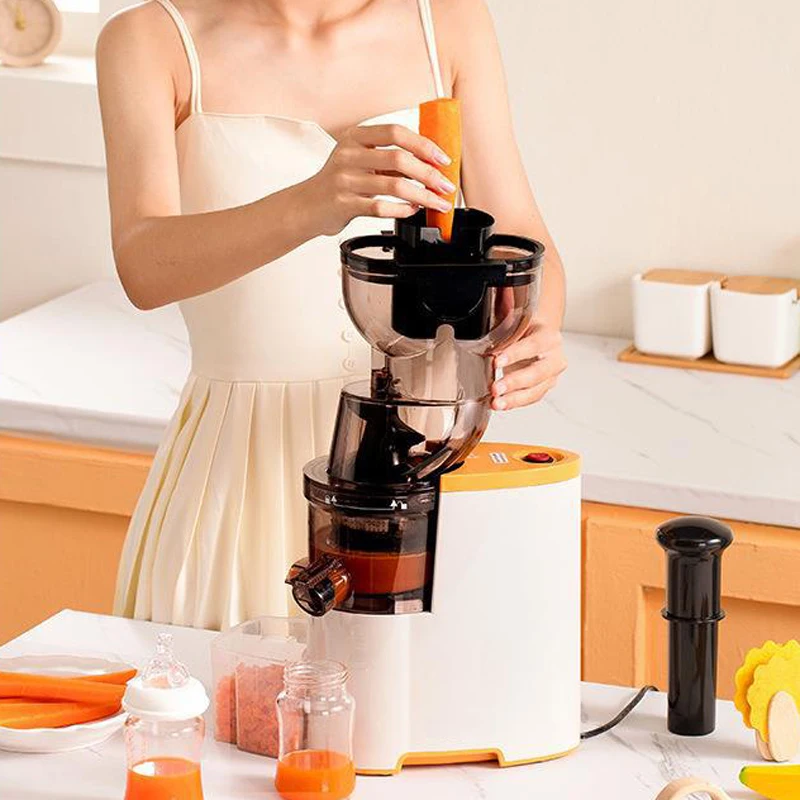 

Juicer 220V Multifunctional Household Juice Separation Large Diameter Fresh Fried Juice Portable Juicer