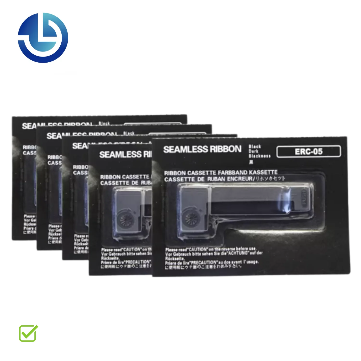 5PCS Long life Seamless Ribbon ERC-09 ERC09 ERC09B for Use in Fit for Epson M160 M180 M190 M191G M163 M164 M181 M182