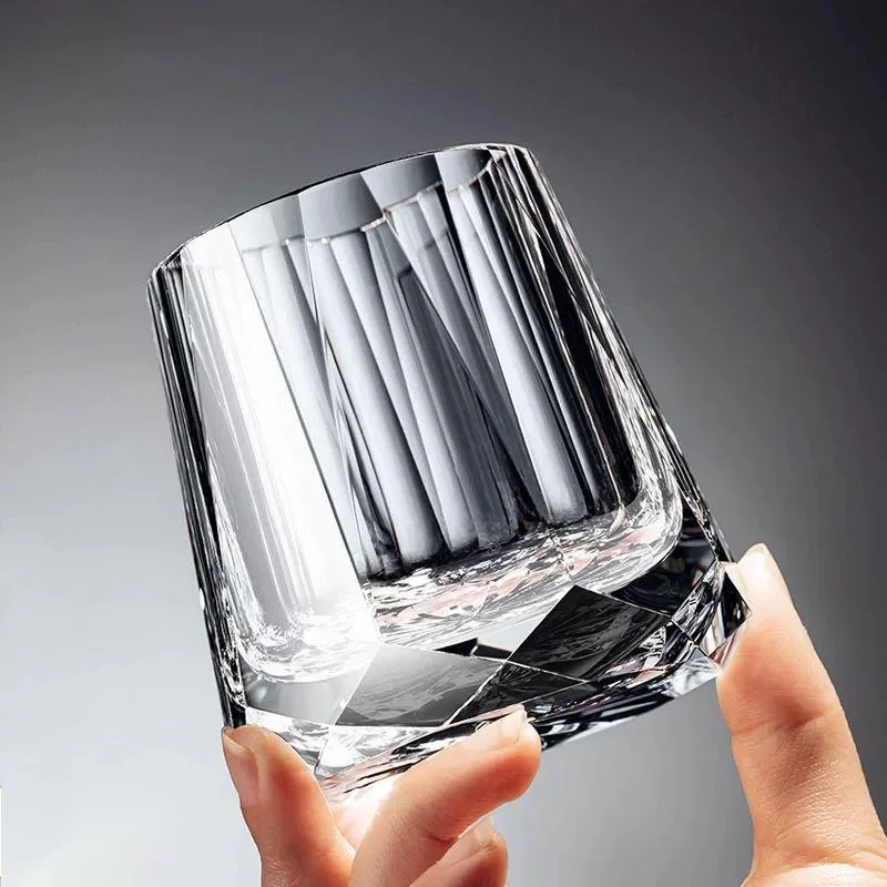 The Stone Of Zeus Whisky Glasses Upscale Diamond Cut K9 Crystal Wine Cup Eternal Stone Whiskey Tumbler Brandy Snifter Best Gifts