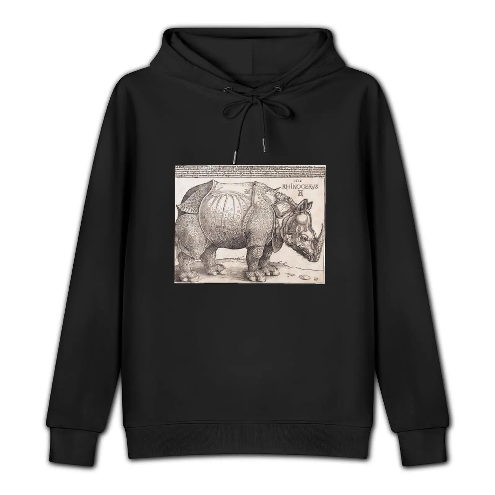 Dürer's Rhinoceros Pullover Hoodie odzież męska nowe bluzy z kapturem