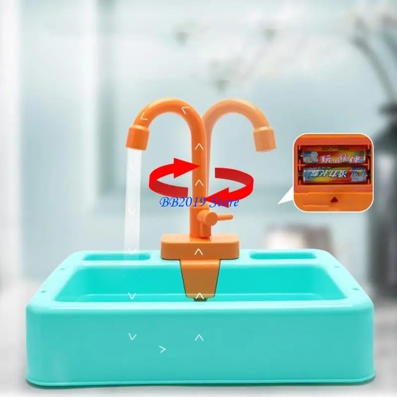 Q0kb gootsteen speelgoed vaatwasser spelen speelgoed met stromend water keuken speelgoedgerechtspeelgoed