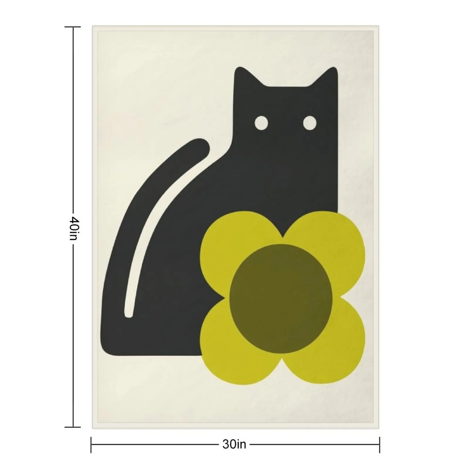 Orla Kiely, Cat ,orla kiely pattern Throw Blanket Soft Big Hair Soft Blankets For Sofas Hairy Blankets