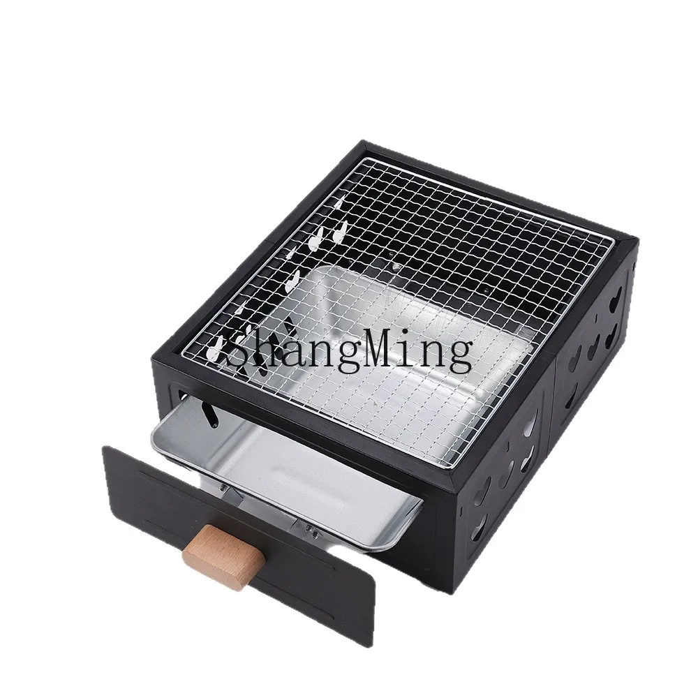 

DSA square enclosure making tea household outdoor portable barbecue grill barbecue grill gift wholesale