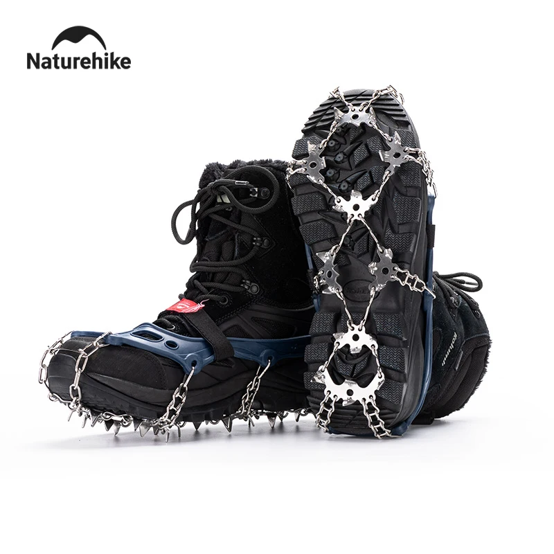 Naturehike 2026 New Winter Outdoor Ice Crampons Ultralight Anti-slip Low-temperature Resistant High Elastic Climb Ice Shoe Toool