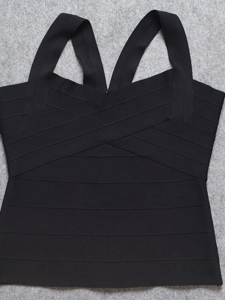 سترات علوية مثيرة للسيدات للمكتب للحفلات بجودة متقاطعة سترات بأشرطة سوداء 2025 ضيقة باللون الأصفر والأحمر كاميس أبيض نحيف مرن