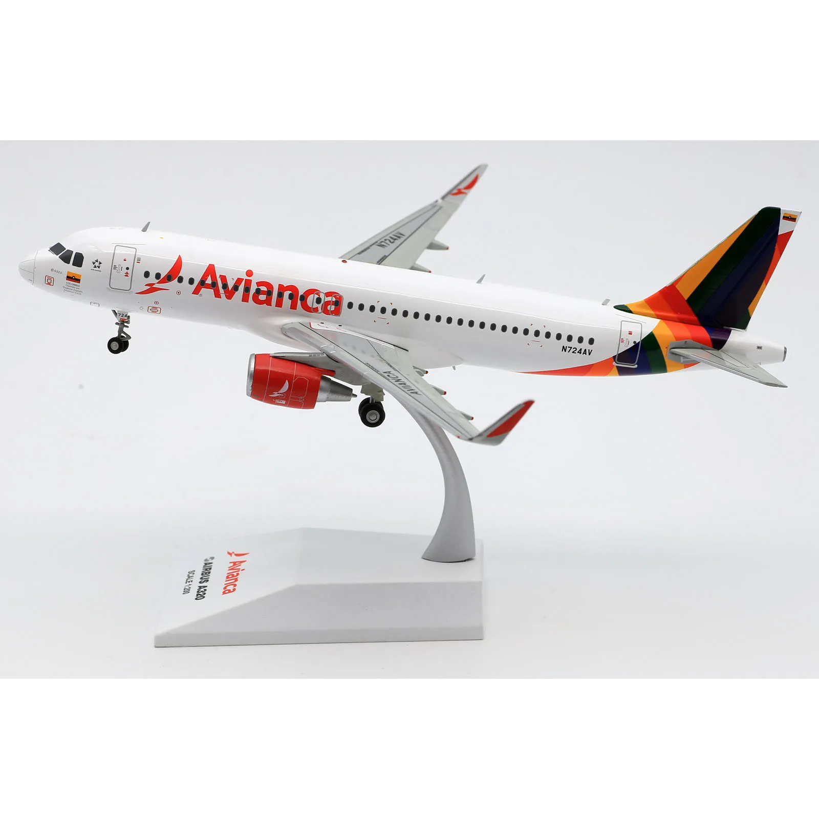 LH2434 Alloy Collectible Plane Gift JC Wings 1:200 Avianca Airlines \