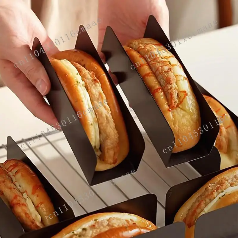 U-Shaped Non-Stick Baking Mold for Pork Chop Buns & Hot Dogs–Multi-Function Design for Cranberry Biscuits,Toast, Fire Foot Bread