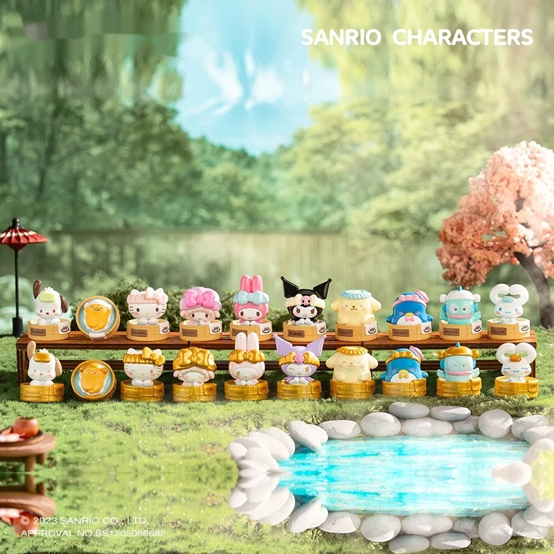 

Новинка оригинальная Милая мини-сумка Sanrio из серии "Горячая весна", украшения Kuromi, детские игрушки, Рождественский подарок на день рождения