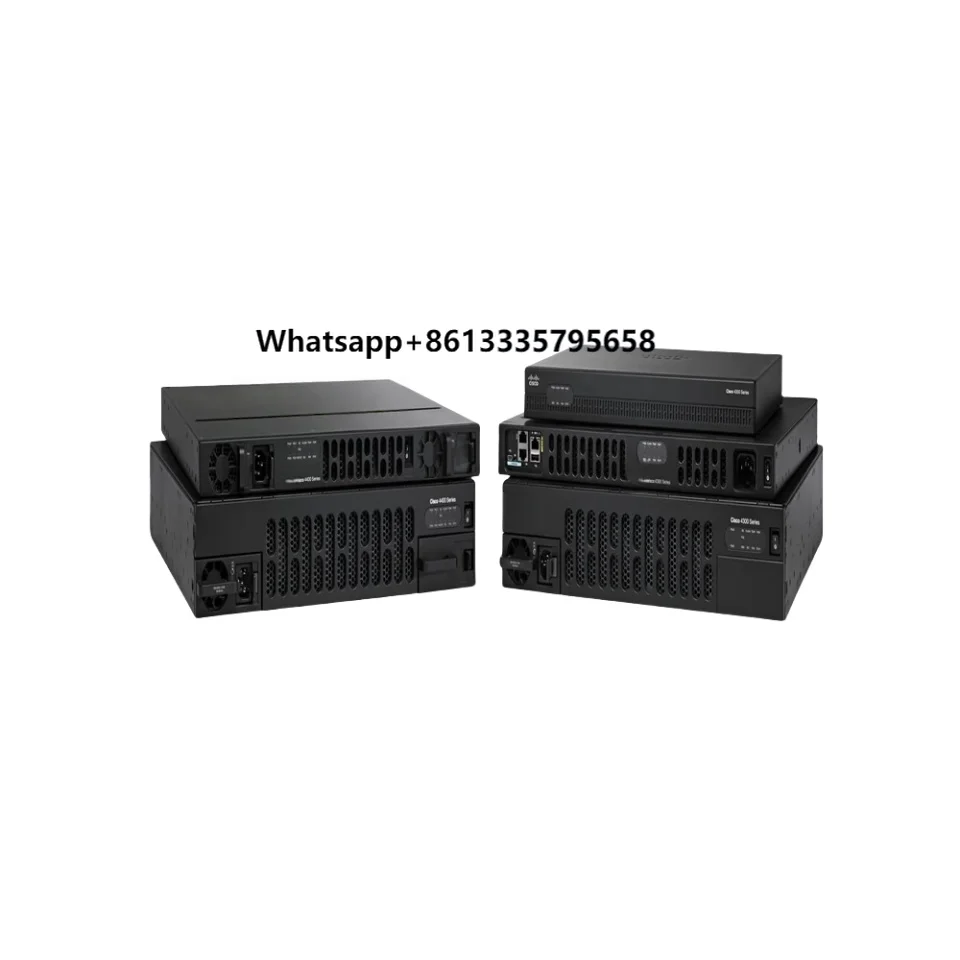 

New Original Network Router ISR4321/K9 Enterprise Router 1000mbps Wired Data QoS VPN Firewall VoIP 5G 4G LTE Outdoor Use SIM