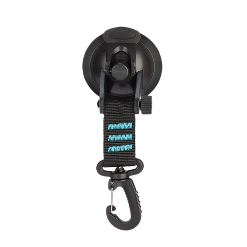 Hochleistungs-Saugnapfhalterung mit Haken für Outdoor-Reisen, Camping, Karabiner-Organizer für Zuhause, Outdoor-Camping, Auto-Seitenmarkise