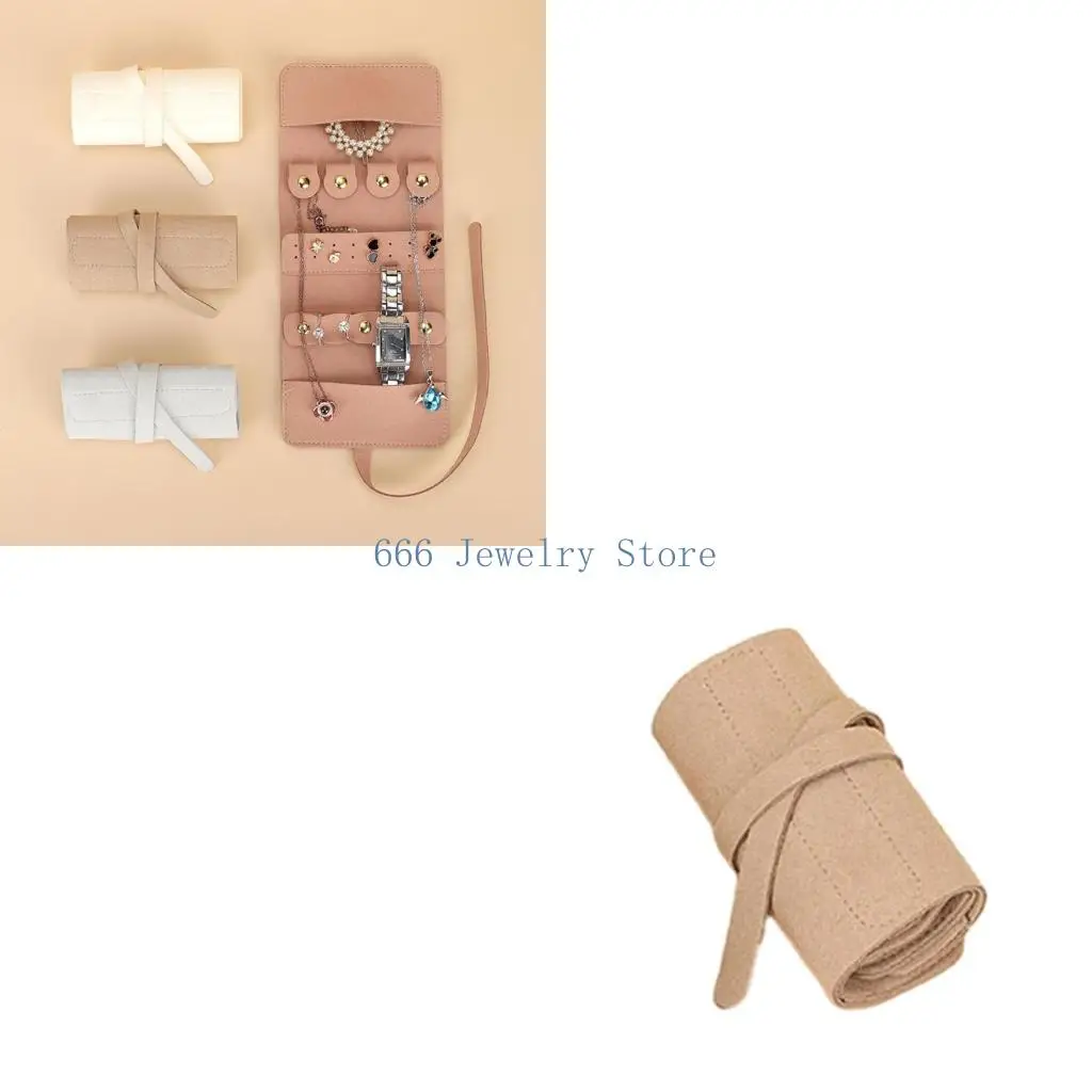 

F2TD Удобная сумка для хранения ювелирных изделий, ожерелья, браслеты, кольца, органайзер для путешествий