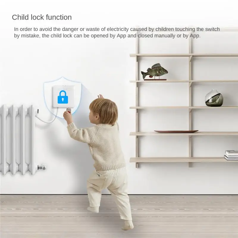 ZigBee 와이파이 스마트 온도조절기, 파일럿 와이어 가열 라디에이터, 지지대 에코와트 전기 모니터링 앱 제어, 투야 알렉사