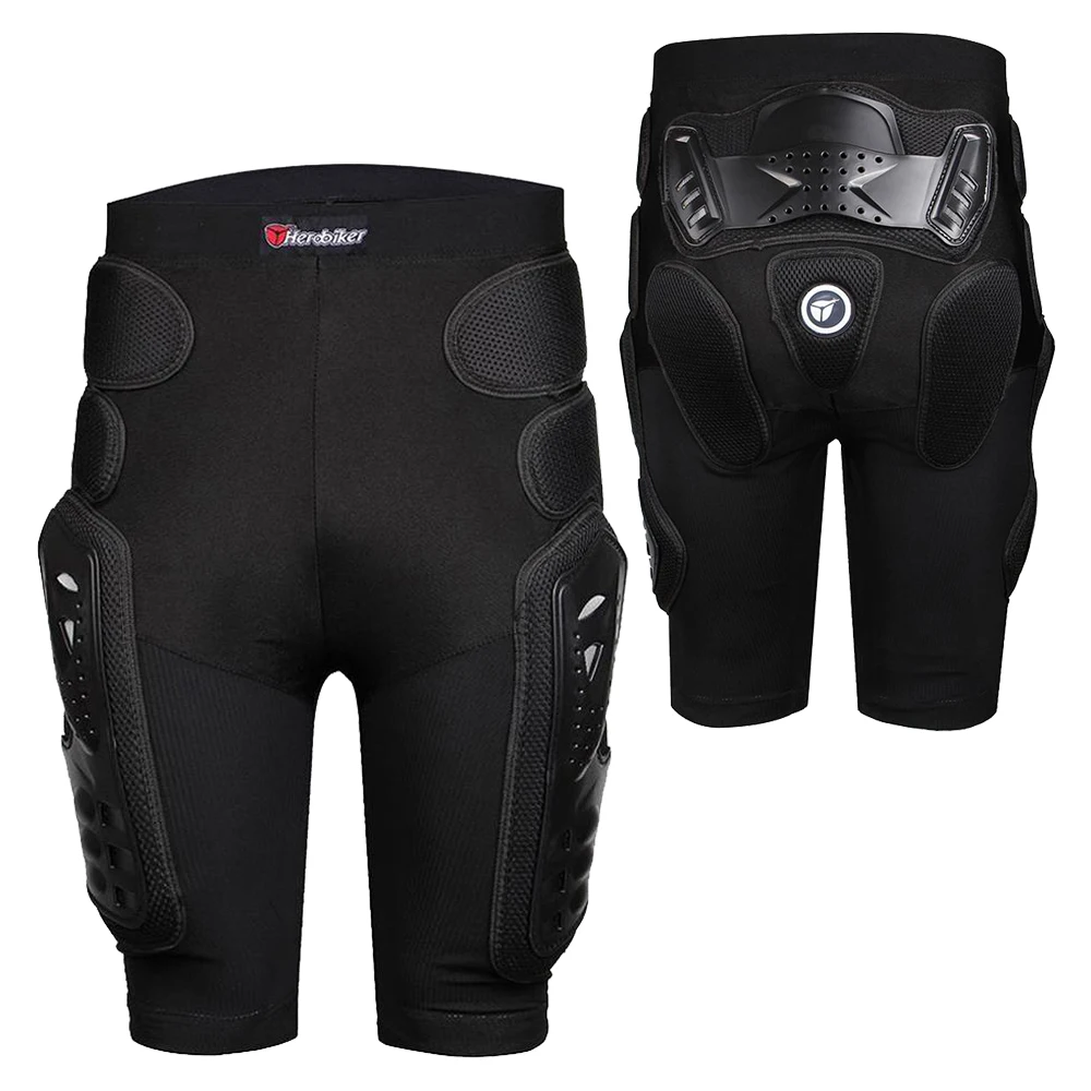 Men's Motorcycle Pants Anti-Fall Motocross Racing Riding Pants Wear-Resistant Motorbike Armor Pants Hip Protection Moto Shorts