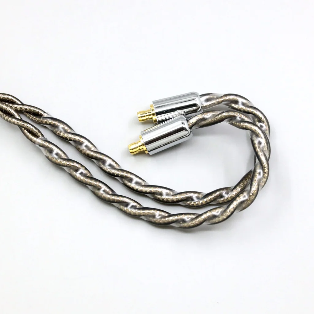99% Pure Silver Palladium + Graphene Gold Shielding Earphone Cable For Acoustune HS 1695Ti 1655CU 1695Ti 1670SS 2 core LN008195