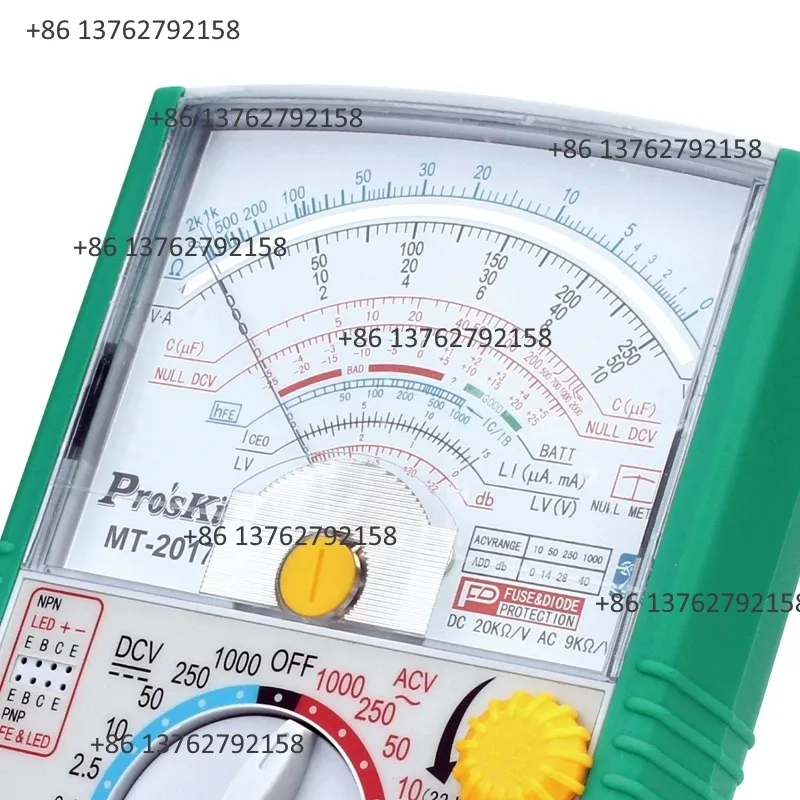 MT-2017 MT-2019 Analog Pointer Multimeter Safety Protective AC DC Voltage Current Ohm Test Electrician Meter