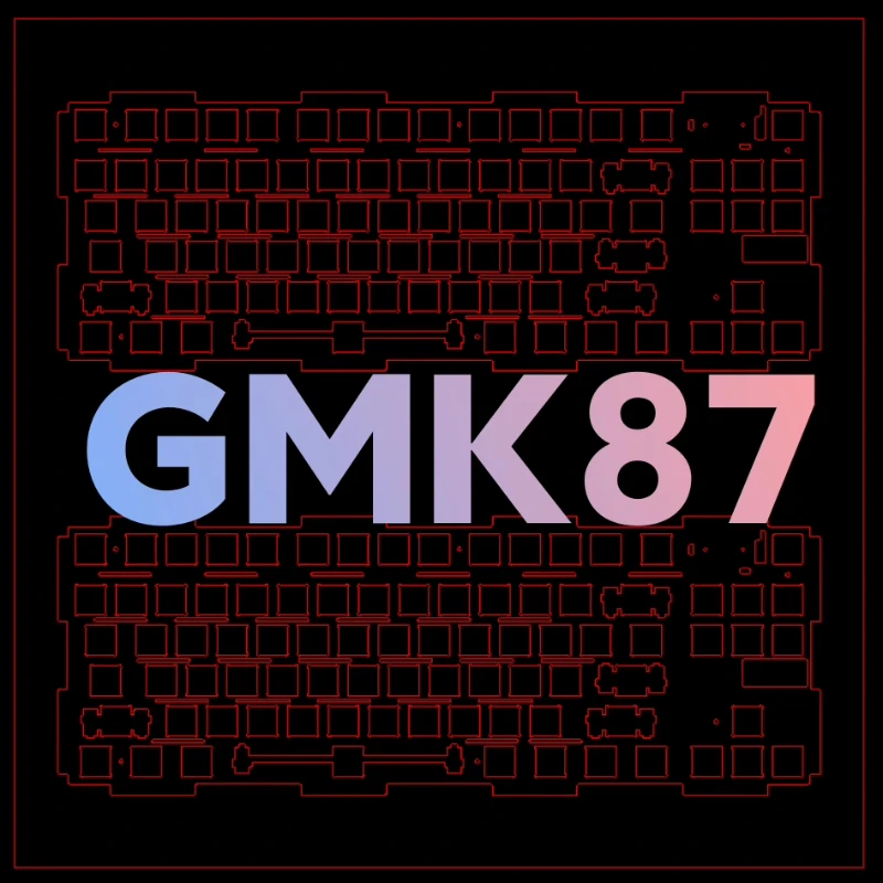 

GMK87 позиционирующая пластина для механической клавиатуры PP PC POM FR4 Alu из углеродистой латуни, медная пластина, аксессуары для клавиатуры на заказ, подарок