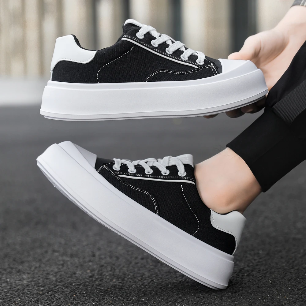 

New Bestsellers Color-blocked Thick-soled Breathable and Anti-slip Board Shoes Versatile Casual Shoes and Trendy Shoes