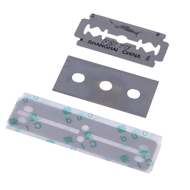 โลหะเปลี่ยนใบมีดกําจัดสาหร่ายถังปลาน้ําพืชหญ้าทําความสะอาดเครื่องมือ Aquarium Algae Remover Scraper Blade