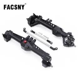 Aluminum Front And Rear Portal Axle Complete Set For 1/10 RC Crawler Vanquish VS4-10 Phoenix F10 LCG Chassis DIY Upgrade Parts