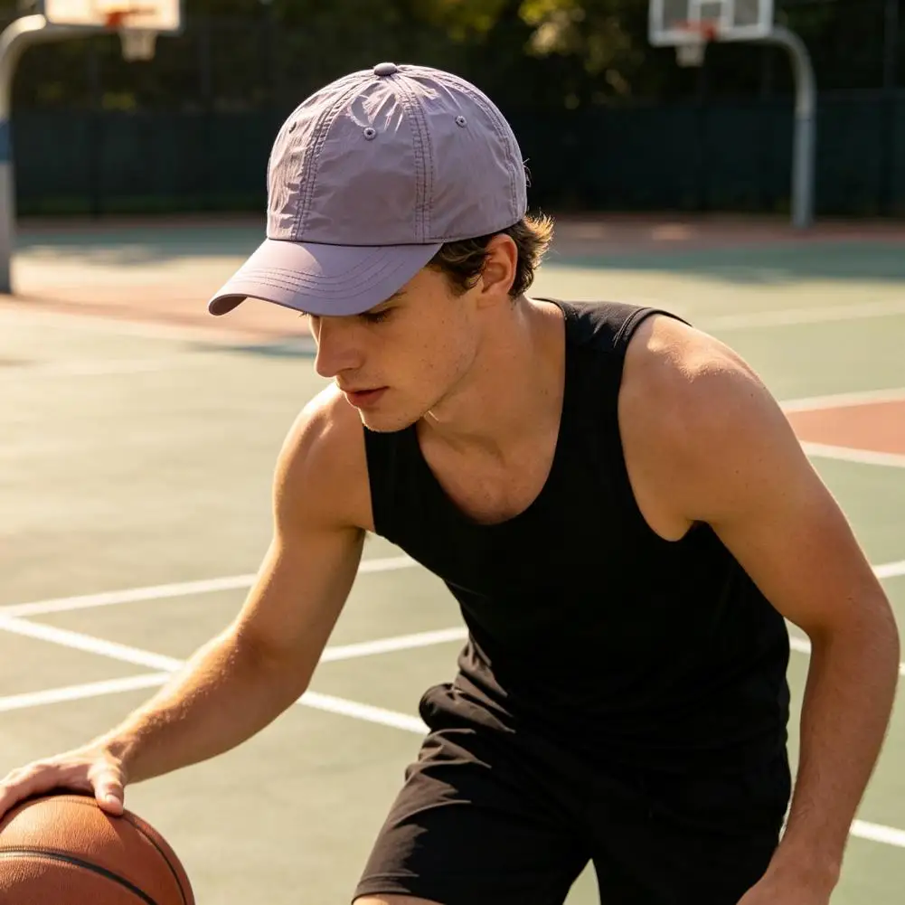 Quick Dry Sun Hat for Outdoor Sports Waterproof Baseball Cap Quick-dry Breathable Athletic Hat Adjustable for Men for Men