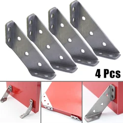 4PCS Stainless Steel Angle Corner Brackets Fasteners Protector Right Angle Corner Stand Supporting Furniture Hardware