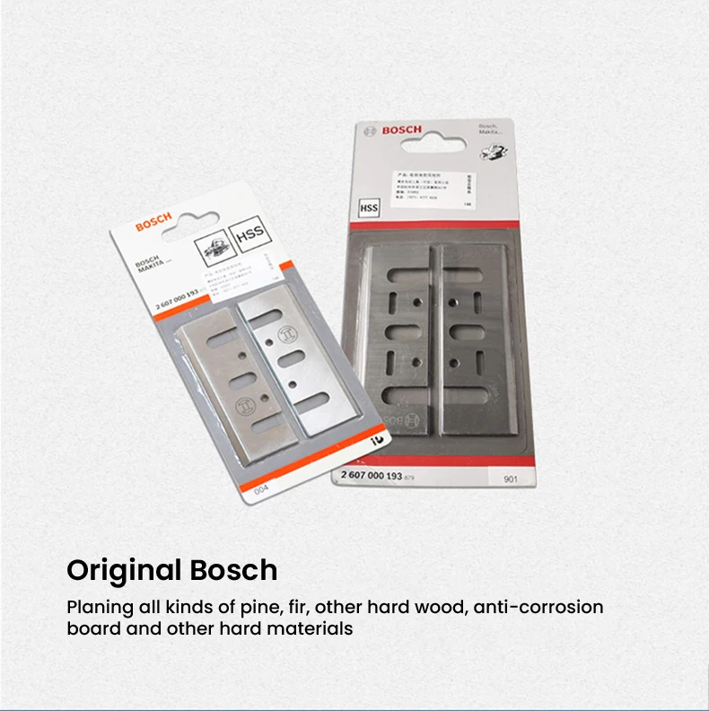 Imagem -06 - Bosch-lâminas Elétricas Hss Plaina de Madeira Ferramentas para Trabalhar Madeira Acessórios para Ferramentas Elétricas Adequado para Gho6500 1082 2092