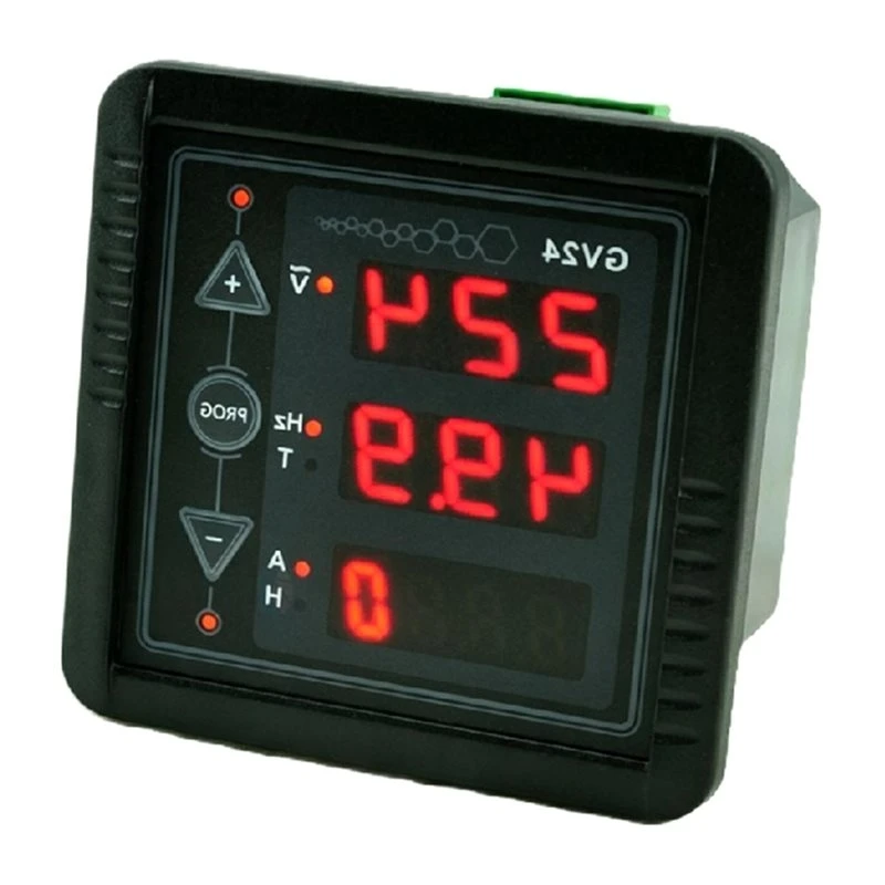 PZHI-GV24 MK2 Generator Digital Meter 220V AC Voltage Frequency Current Measurement 5A Transformer Fit For Accumulated Runtime