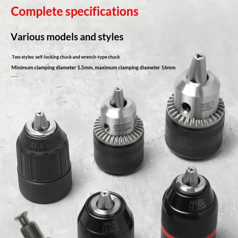 1 Set 2-13MM/1.5-10MM Quick Change 1/4