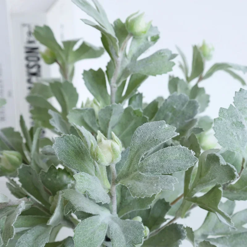 造花 菊の葉 植物の枝 DIY 結婚式 ホーム クリスマス デコレーション リース - 造花、フェイクフラワー