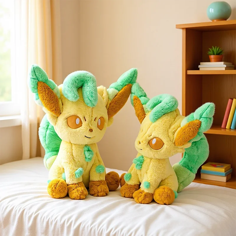 pokemon-leafeon-plush-toys-40-80cm-kawaii-pillow-cartoon-stuffed-christmas-gifts-for-childrens-pokemon-anime-plushie-dolls-eevee