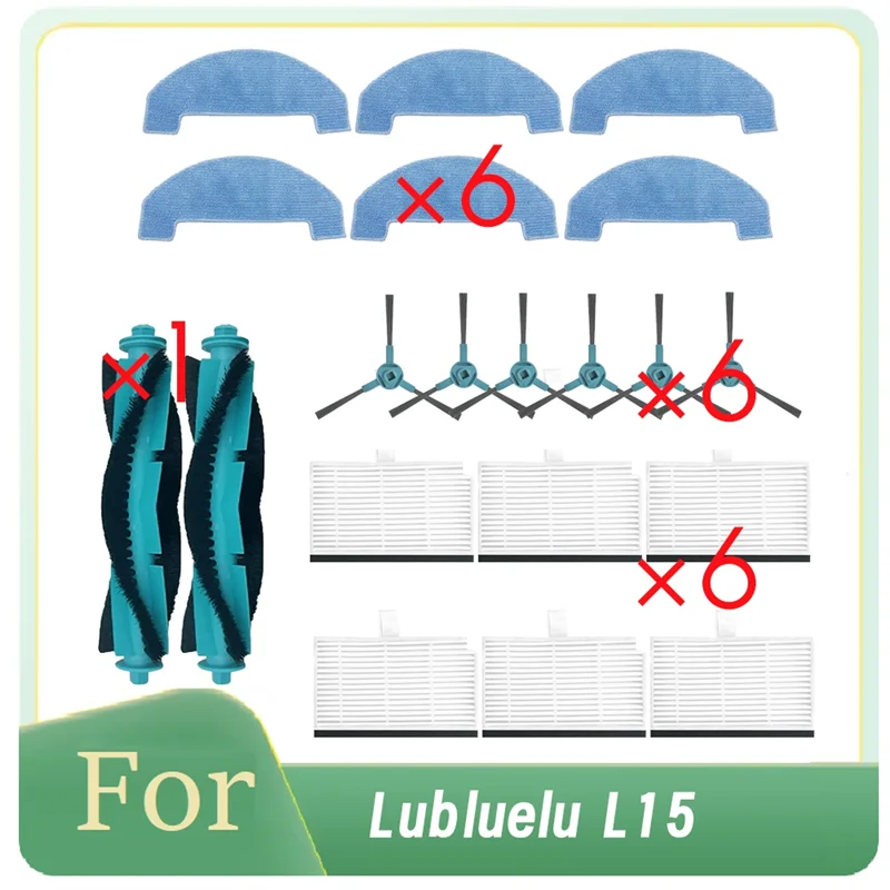 

B46B-For Lubluelu L15 Vacuum Cleaner Accessories Main Side Brush Mop Filter Essential Vacuum Accessories Ultra Durable Accessori