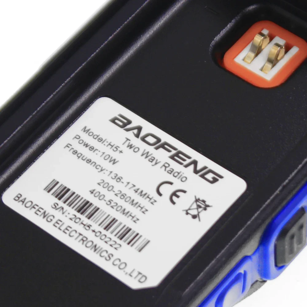 15% OFERTA Baofeng BF-H5 Plus Walkie Talkie 10W Tri Band 136-174MHz y 200-260MHz y 400-480MHz Radio portátil Ham Radio BF-H5plus