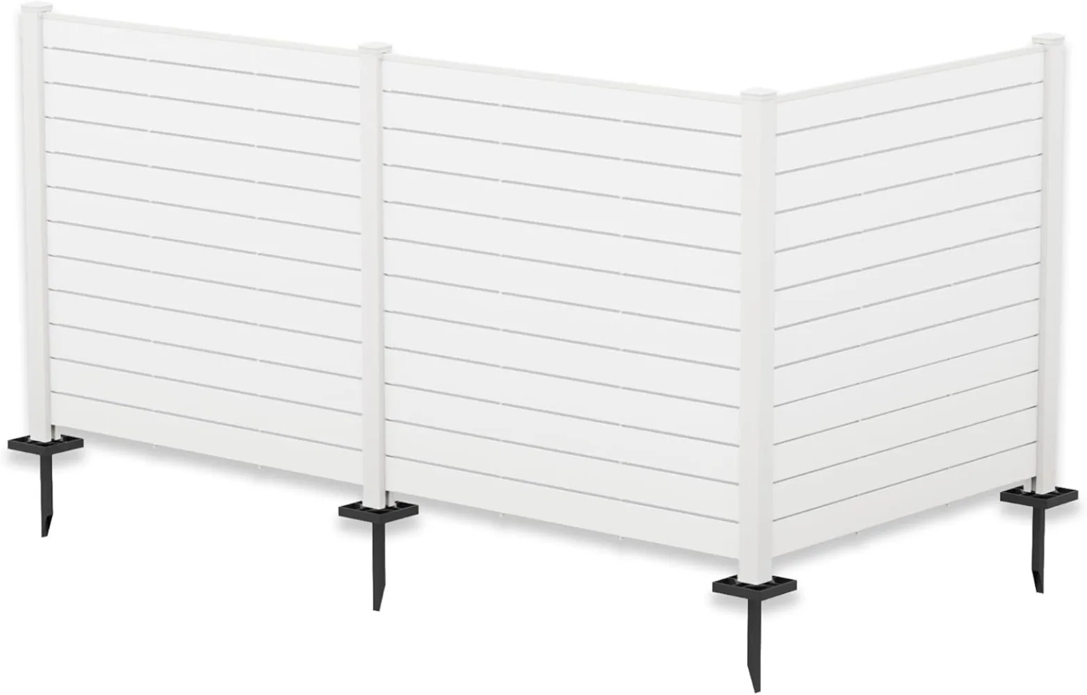 

Kozyard 50 дюймов Ш x 48 дюймов В наружные экраны для конфиденциальности, алюминиевый столб, панели для забора кондиционера, корпус оборудования для бассейна, мусорный бак