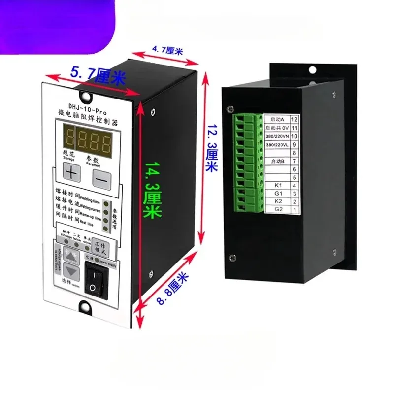 Pneumatic Spot Welding Controller Box WZ-66ZQ Foot Spot Welding Machine Control Board DHJ-10-AZ Spot Welding Controller