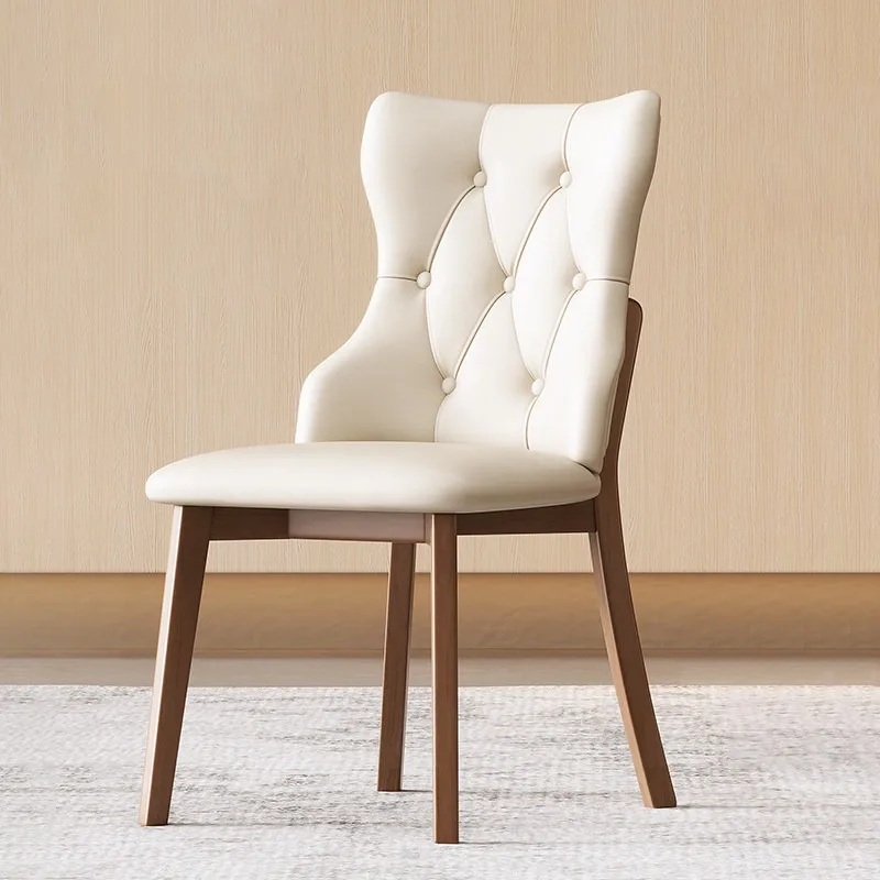 Modern Comfortable Salon Relaxing Dining Chairs Replica Accent Dining Chairs Minimalist Hotel Sillas De Comedor Nordic Furniture