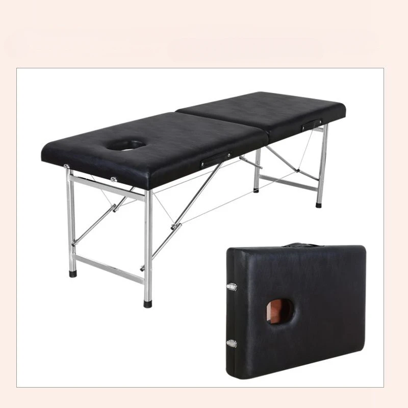 Cama de fisioterapia, masaje profesional, equipo plegable iluminado, quiropráctico tailandés, salón de belleza, mesa portátil, silla de tatuaje