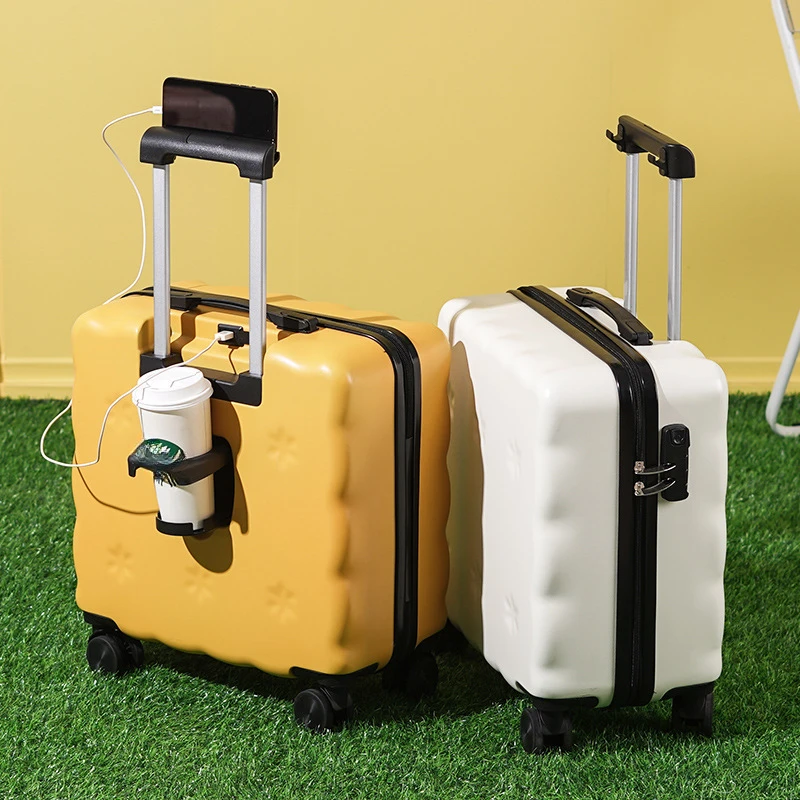 Cute Small Suitcase, Multi-functional Trolley Case, Small Spinner Code, Lightweight Cabin Suitcase