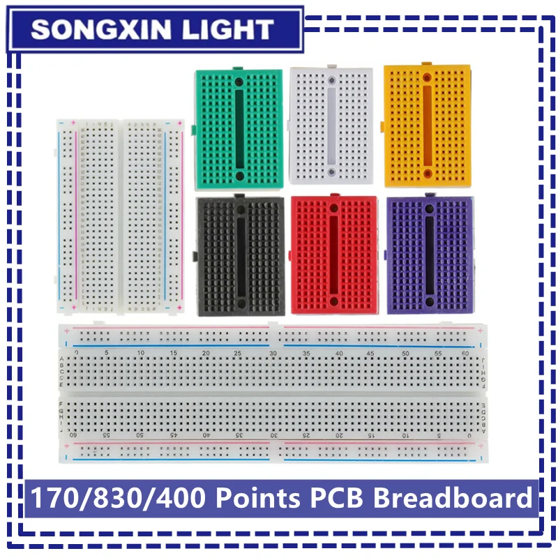 WAVGAT 5x7 Cm Lateral Doble Prototipos PCB Breadboard Protoshield Para Arduino Rele Esp8266 Wifi Esp 12f Esp 12e Esp32 Esp32s 32868241470