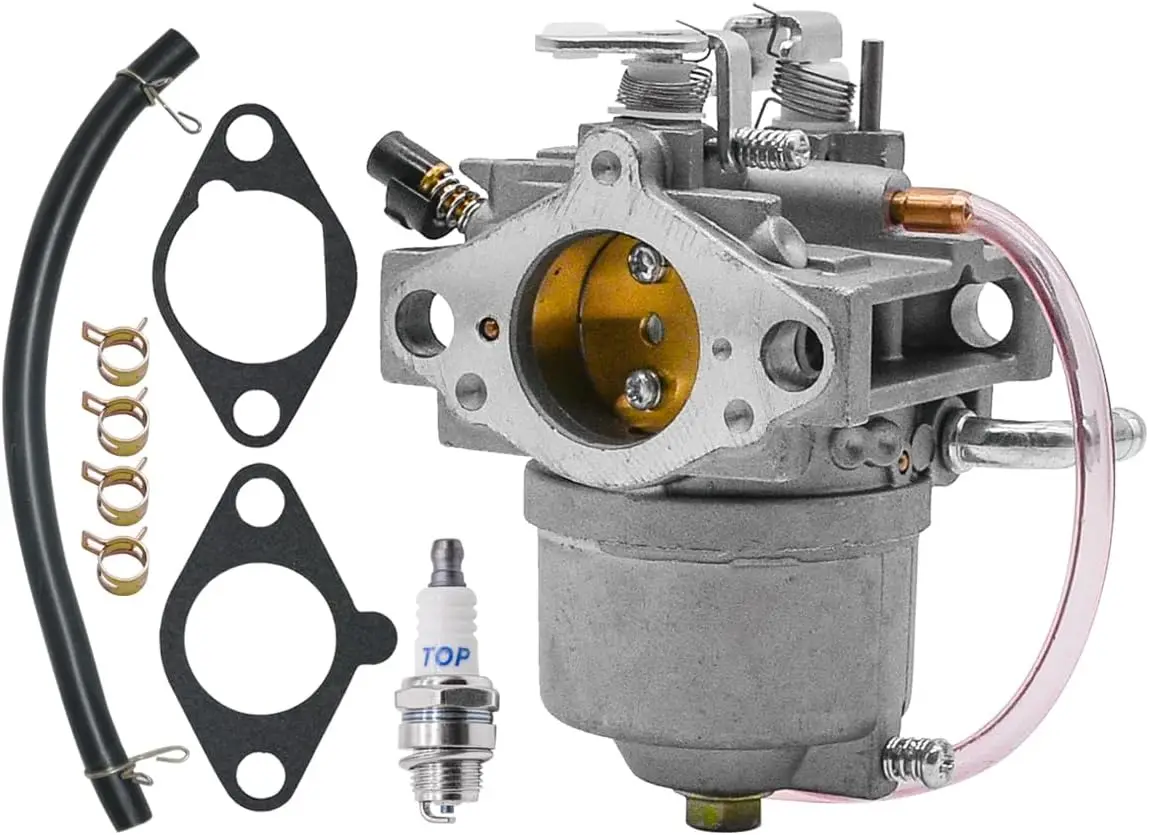 Carburador 15003-2796 Compatible con Kawasaki 15003-2777 15003-2467, Compatible con Motor Kawasaki FB460V de 4 Tiempos, John-Deere 112L 16