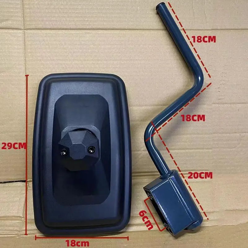 

Reflective Rearview Mirror 29*18cm For Excavator R55 60 80 110 150 210 215 225-7-9 Rearview Mirror With Bracket