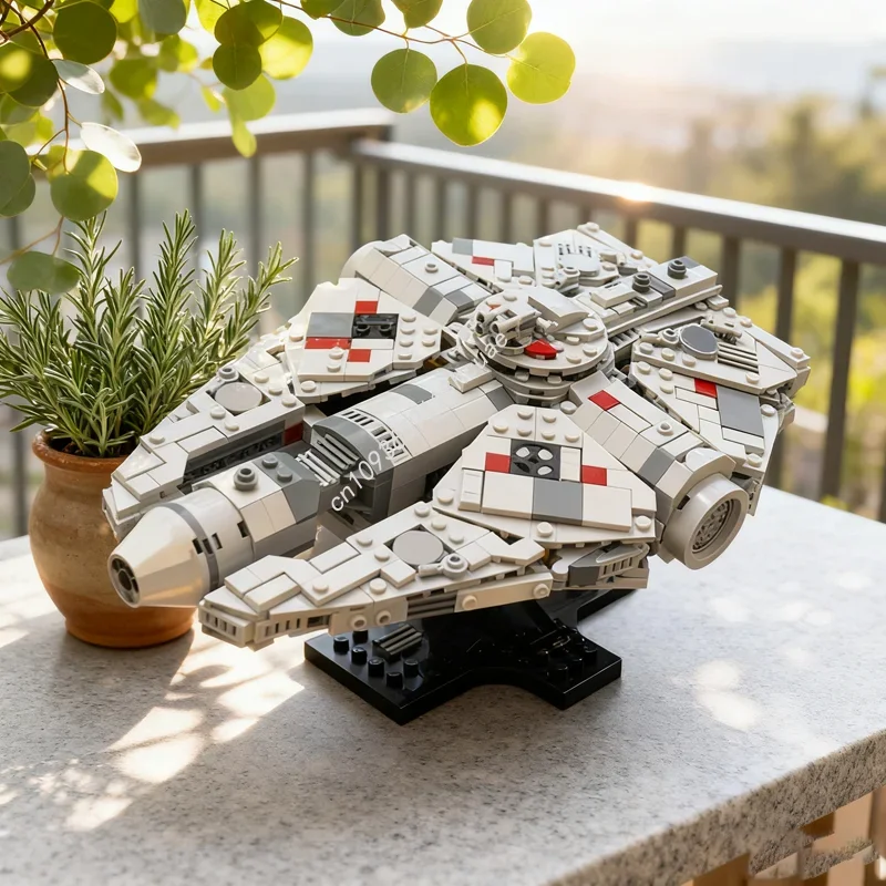 

910 деталей MOC: Конструктор «Звездная битва Отана Фалькон» — развивающая игрушка для детей, подарок на Рождество и День рождения, DIY набор для творчества