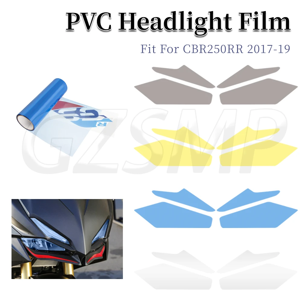 

Motorcycle Headlight Guard Stickers Anti Scratch Transparent Protection Film Decal Fit for CBR250RR CBR250 RR 2017-2020