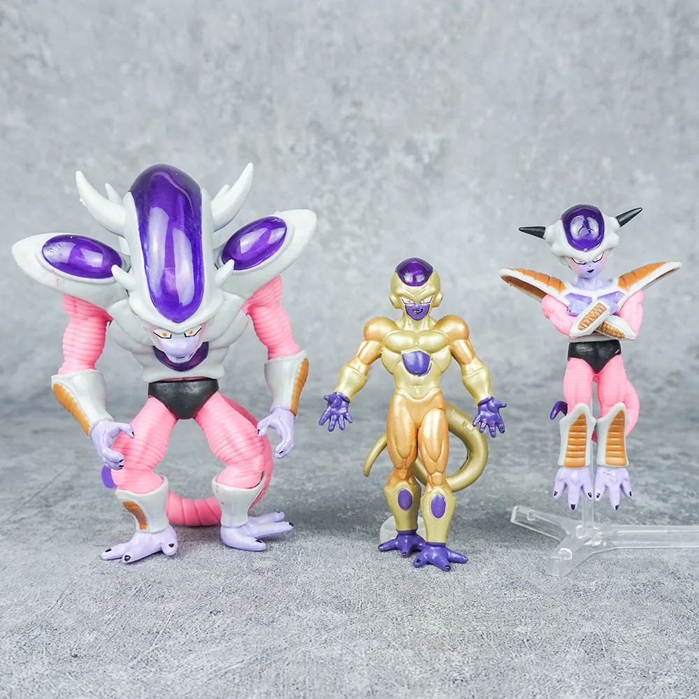 8pcs/set Dragon Ball Z Figures King Cold Frieza Figurine Anime DBZ Freezer Action Figure PVC Collection Model Toys For Kids Gift