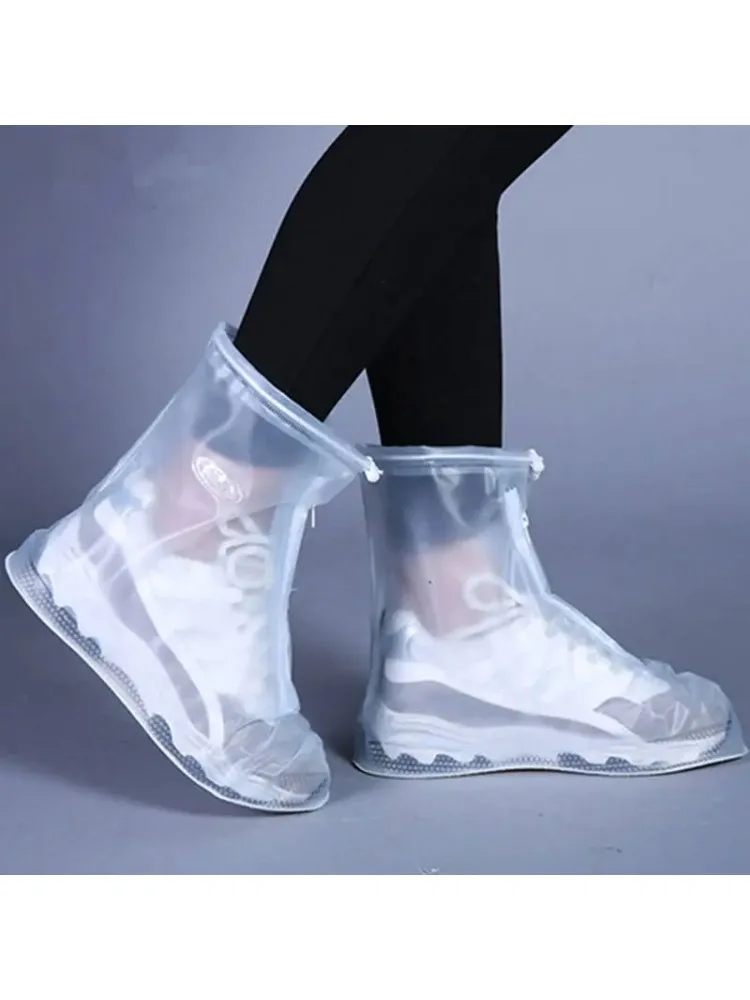 Couvre-chaussures imperméable en Silicone, protection de chaussures unisexe, bottes de pluie pour intérieur et extérieur, jours de pluie, anti-poussière, 2020 E0940