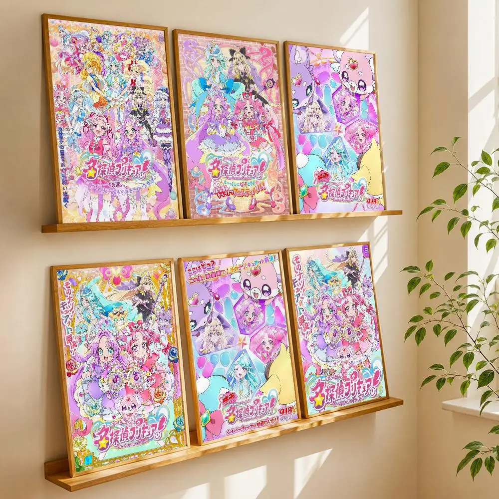 Star D-Detective Precure Poster HD Home Wall Stickers House Hallway Living Room Bedroom Bar Office Decor Art Prints