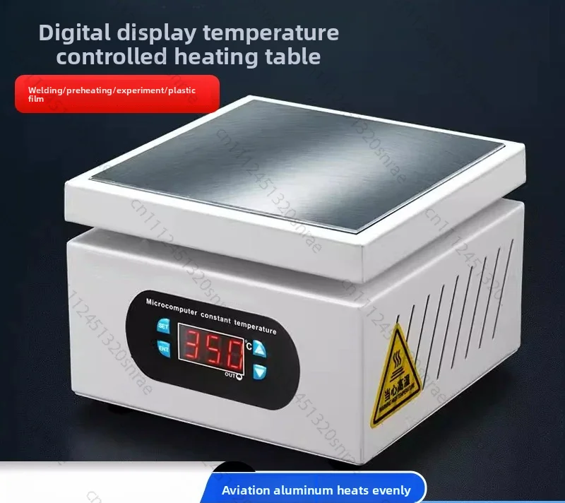Hot Plate Maintenance Heating Station for PCB LCD Screen Repair 150*150mm Heating Station Digital Preheating Platform Electronic