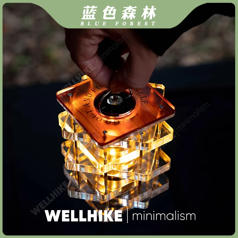 Outdoor Stacked Lampshade Goalzero Lamp 38Explore Camping Style Accessories Handmade Atmosphere Lamp Clothing Camping Style Flashlight Accessories