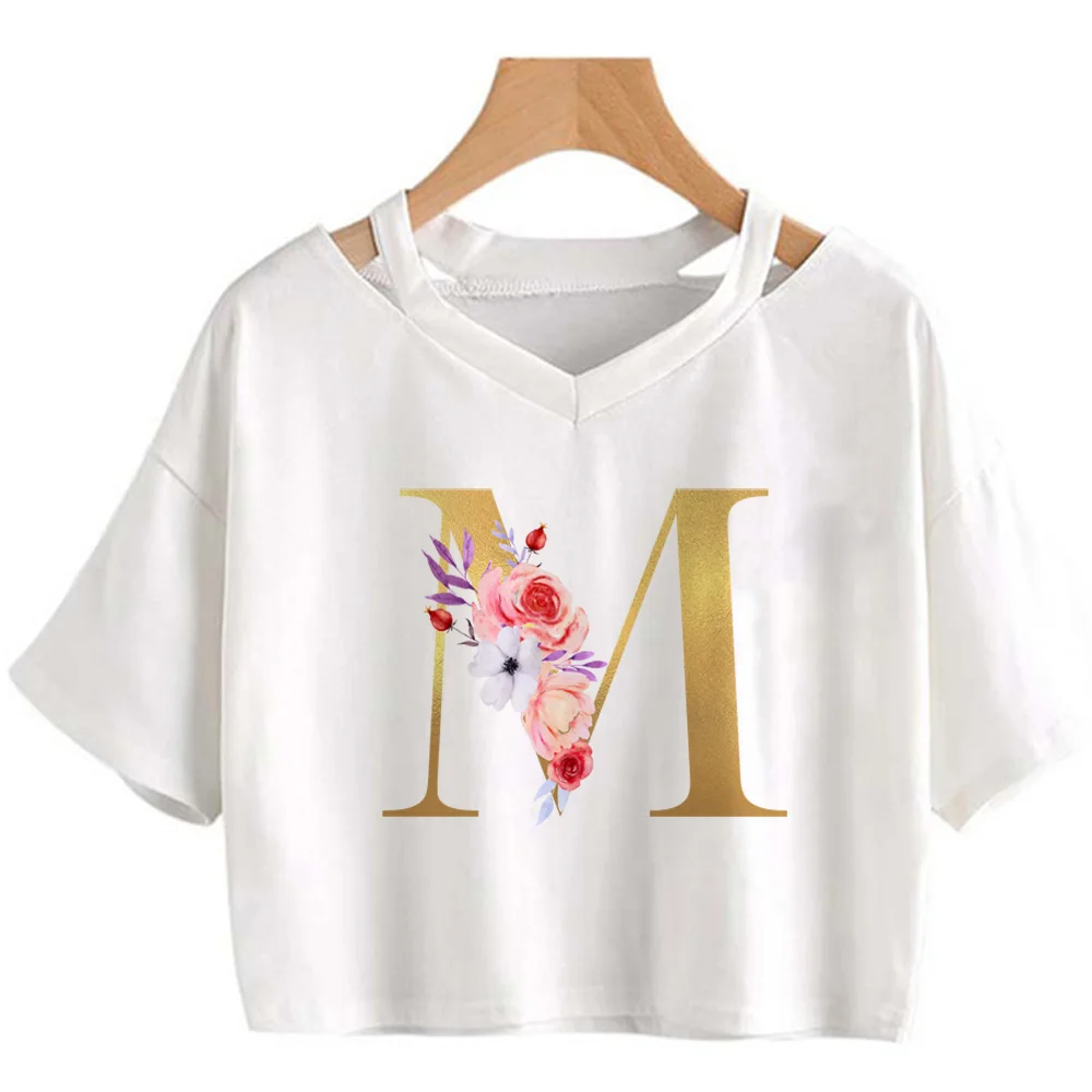 

Alphabet A-z tshirt women graphic harajuku t-shirts female y2k graphic clothes