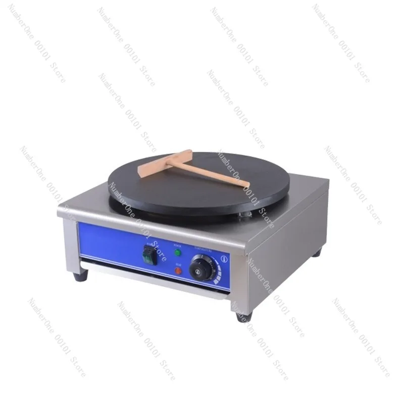 Commercial Electric Crepe Maker Single Double Head Pancake Griddle Jianbing Guozi Machine Multigrain Flatbread Baking Pan Street