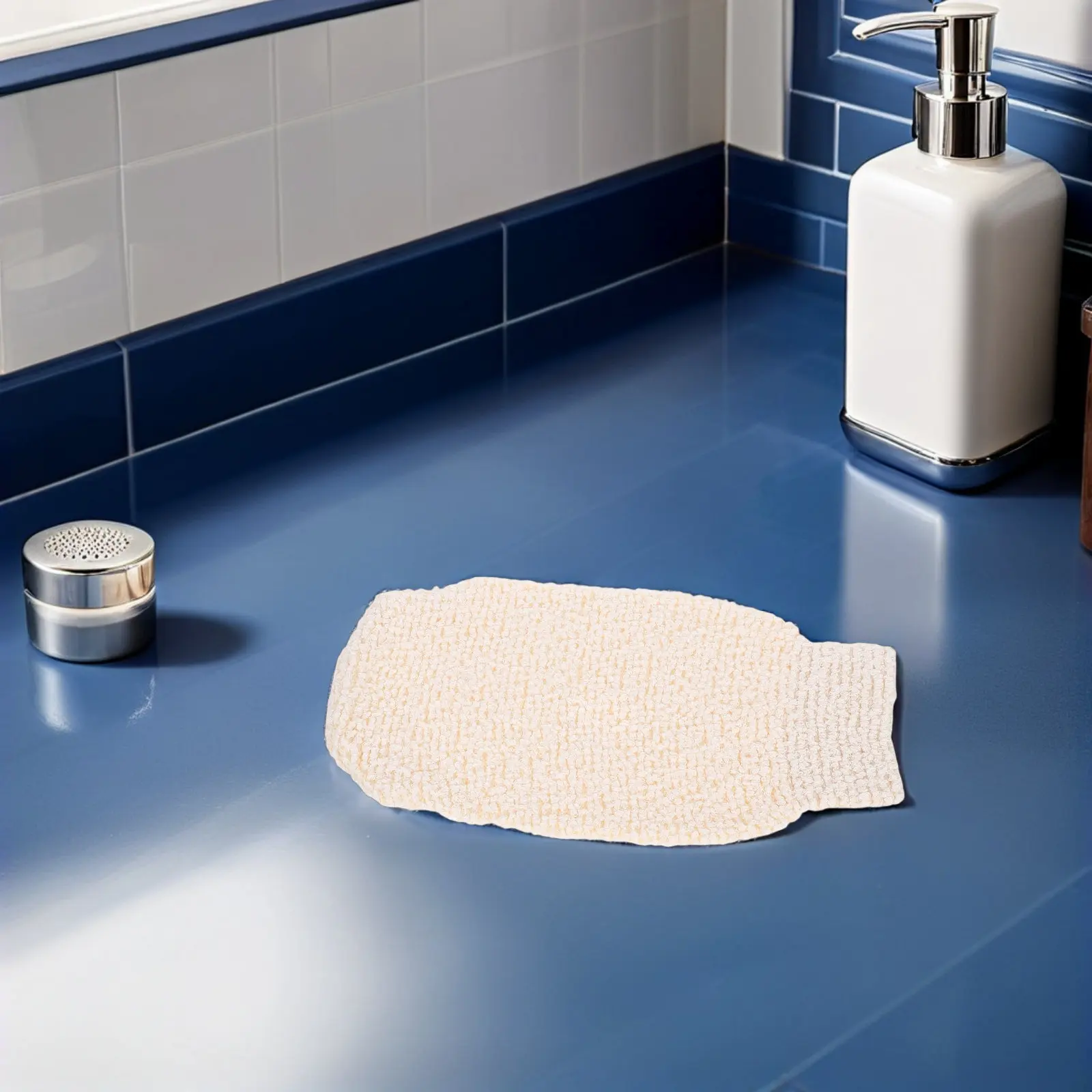 

2Pcs Reusable Bamboo Fiber Bath Gloves Double Sided Exfoliator for Full Body Massage Legs Arms Chest Back Pore Cleansing Tool